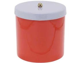 Boîte en métal Double Funky Retro (Rouge et violet)