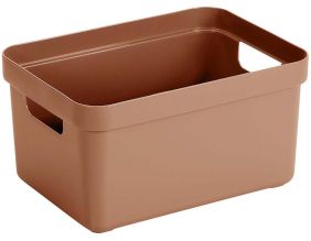 Boite de rangement Sigma Home Box 13 L (Terracotta)