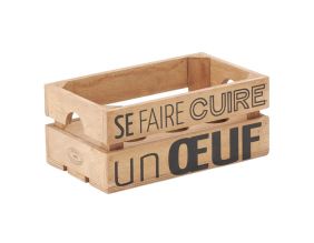 Boite à oeufs en bois - Se faire cuire un oeuf (Boîte à Œufs )