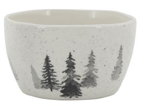 Bol en céramique Sapin gris