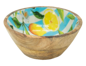 Corbeille en manguier Citron (Coupelle)