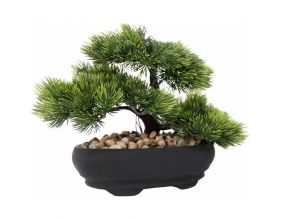 Bonsai artificielle dans pot en terre cuite 17 cm (Modèle 1)