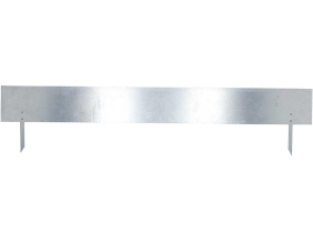 Bordure de jardin basse en acier galvanisé