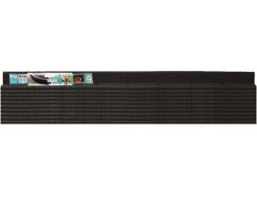 Bordure de jardin en caoutchouc recyclé noir (Lot de 10)