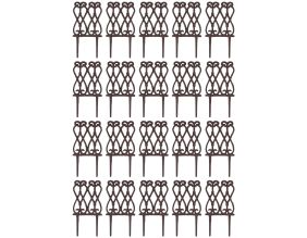 Bordure de jardin en fonte Lys français (Lot de 20)