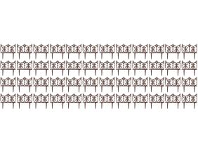 Bordure de jardin en fonte Valentine (Lot de 48)