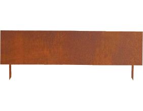 Bordure de jardin haute en acier corten