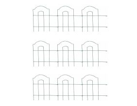 Bordure de jardin en métal Lawn 3m (Lot de 9)