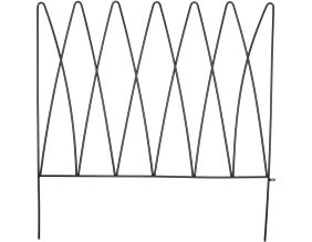 Bordure de jardin en métal  58 x 0.6 x 57 cm Vagues