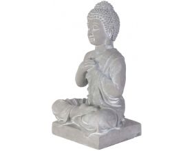 Bouddha assis ciment 27 cm