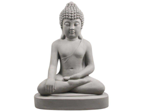 Bouddha assis en résine 27 x 20 x 40 cm