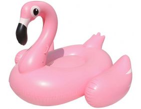 Bouée gonflable géante flamant rose 188 cm