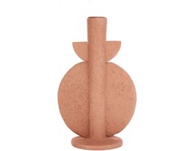 Bougeoire en résine Bubble (Orange terracotta)