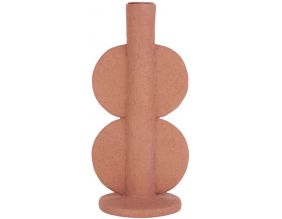 Bougeoire en résine Double Bubble (Orange terracotta)