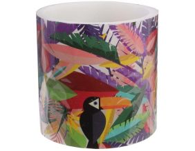 Bougie LED Exotique 15 cm (Toucan)