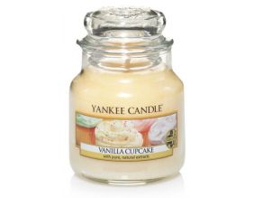 Bougie jarre en verre senteur gâteau à la vanille (Petit modèle)