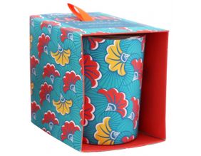 Bougie parfumée Votives 8 x 10 cm Batik (Fleurs)