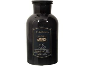 Bougie parfumée fiole Alchimiste 20 cm (Senteur ambre)