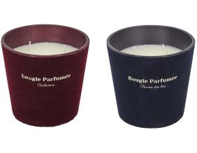 Bougie parfumée 3 mèces Velours (Lot de 2)