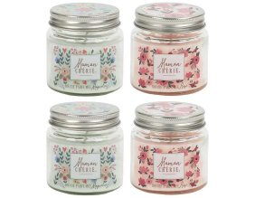 Bougie parfumée en pot Maman 6.5 cm (Lot de 4)