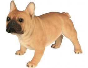 Bouledogue français réaliste en résine 50 cm