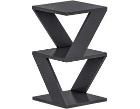 Bout de canapé en aggloméré Albeni (Anthracite)