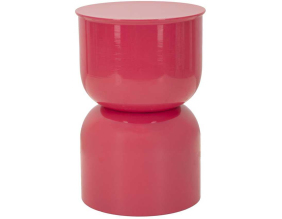Bout de canapé en métal Oyi 31 x 46 cm (Rose)