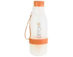 Bouteille détox avec presse-agrumes intégré 60 cl (Orange)