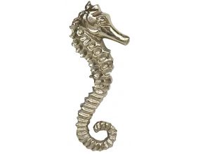 Bouton de en laiton recyclé Hippocampe (Droite)