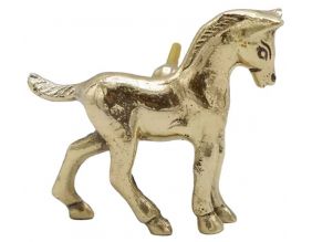 Bouton de porte en laiton recyclé Cheval (Droite)