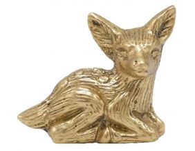 Bouton de porte en laiton recyclé Faon (Droite)