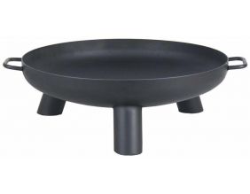 Brasero en acier peint 3 pieds et poignées (Diamètre 80 cm)