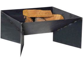 Brasero en acier pieds géométriques (70 cm)