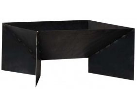 Brasero en acier pieds géométriques (70 cm)