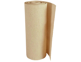 Brise-vue en résine tressée pour balcon et clôture coloris beige (1 x 5 m)