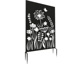Brise vue treillis en fer (Motif floral)