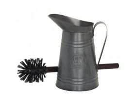 Broc avec brosse de toilette