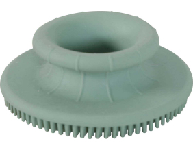 Brosse en caoutchouc pour lapin et cochon d'Inde (Brosse massante)