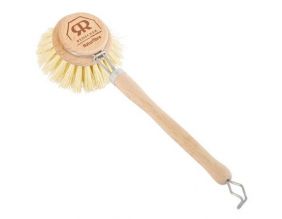 Brosse vaisselle beige en fibre