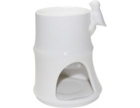 Brule parfum bambou en céramique laquée