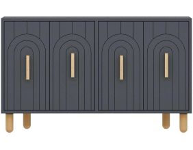 Buffet 4 portes en aggloméré Tiger (Anthracite)
