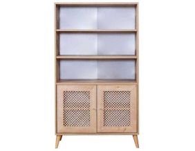 Buffet 2 portes et étagères en aggloméré Goose