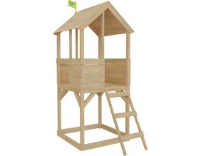 Cabane enfant sur pilotis bac à sable Tower