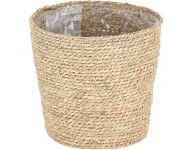 Cache-pot en jonc de mer Nardus 24 x 23.8 cm