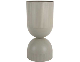Cache pot en métal réversible Tonar (Gris - XL)