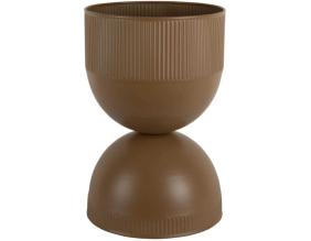 Cache pot en métal réversible Tonar (Marron - M)