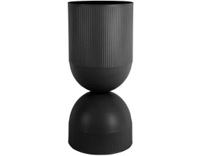 Cache pot en métal réversible Tonar (Noir - XL)