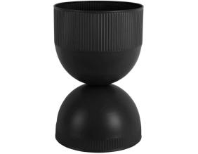 Cache pot en métal réversible Tonar (Noir - M)