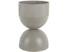 Cache pot en métal réversible Tonar (Gris - M)