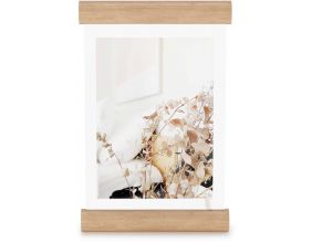 Cadre photo en bois 13 x 18 cm Scroll (Bois naturel)